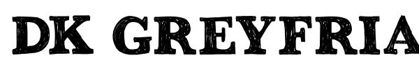 DK Greyfriars font preview